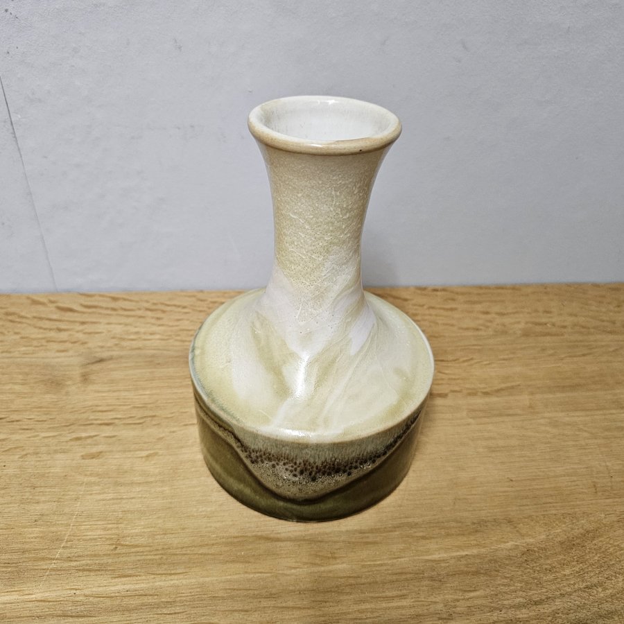 Barbara Stehr Studio Keramik Vase 20 cm 70er/80er Laufglasur