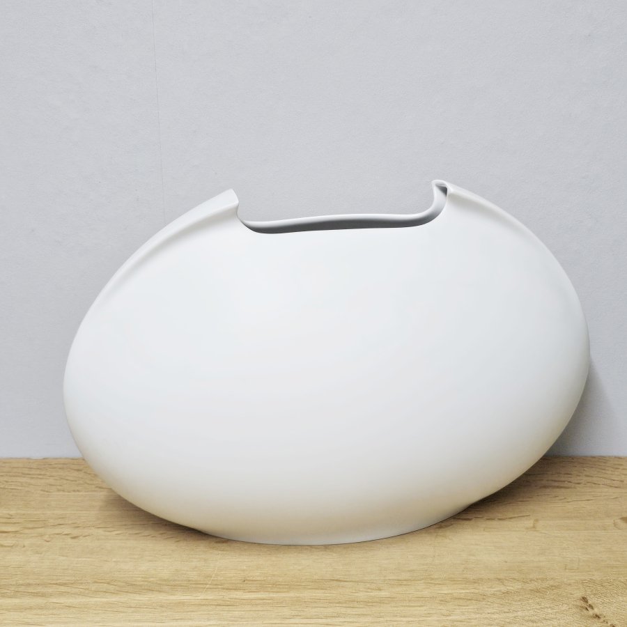 Rosenthal Studio Line Vase “Tasca” XXL 50 cm Lino Sabattini 1980s Design Object