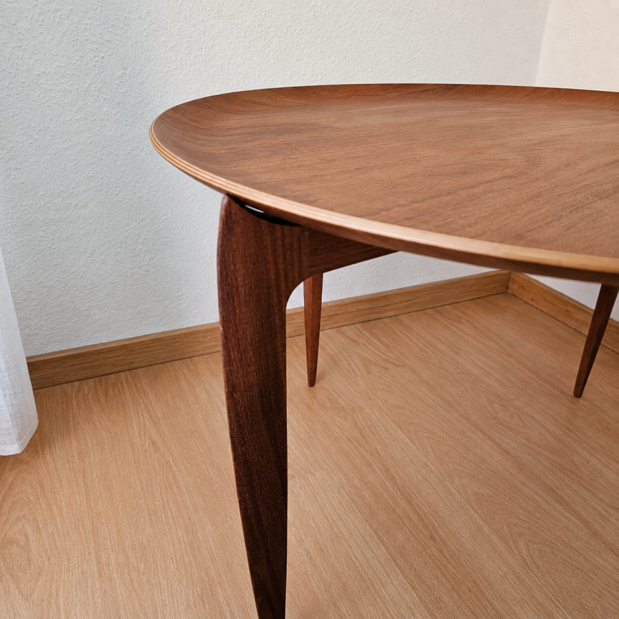 Vintage Fritz Hansen Tray Table Model 4508 – Teak – Willumsen & Engholm – Denmark 1958