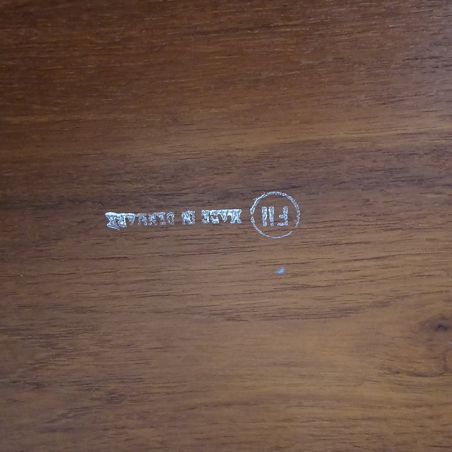 Vintage Fritz Hansen Tray Table Model 4508 – Teak – Willumsen & Engholm – Denmark 1958