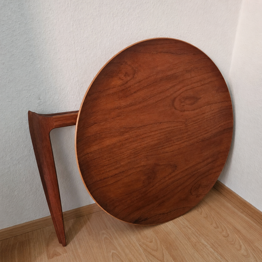 Vintage Fritz Hansen Tray Table Model 4508 – Teak – Willumsen & Engholm – Denmark 1958