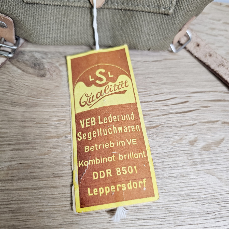Mini-Rucksack DDR · VEB Leppersdorf