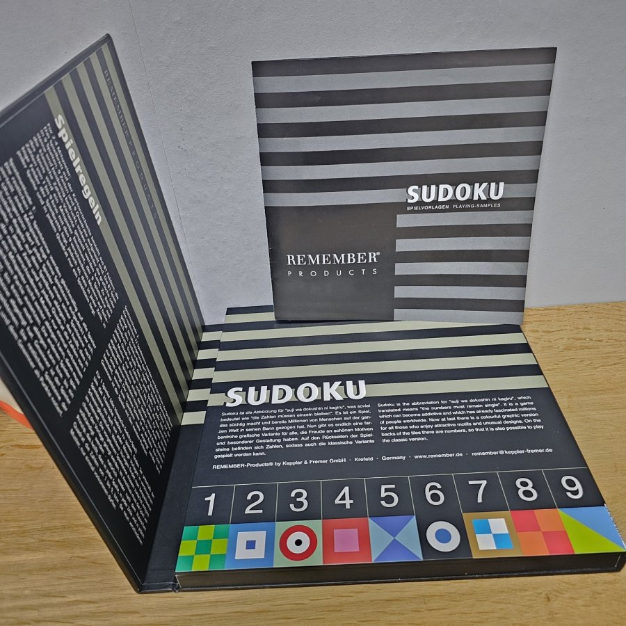 REMEMBER Sudoku Game Early Edition Complete with Booklet - Kopie