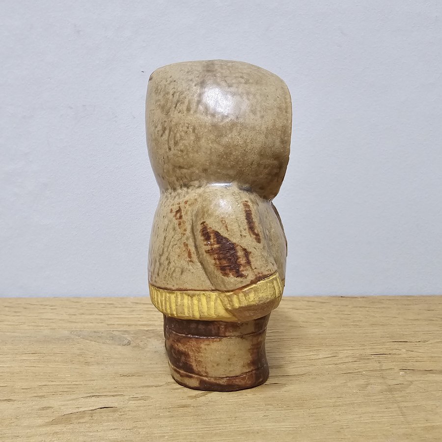 Gustavsberg Ceramic Figurine Inuit 1974 Lisa Larsson UNICEF Children of the World