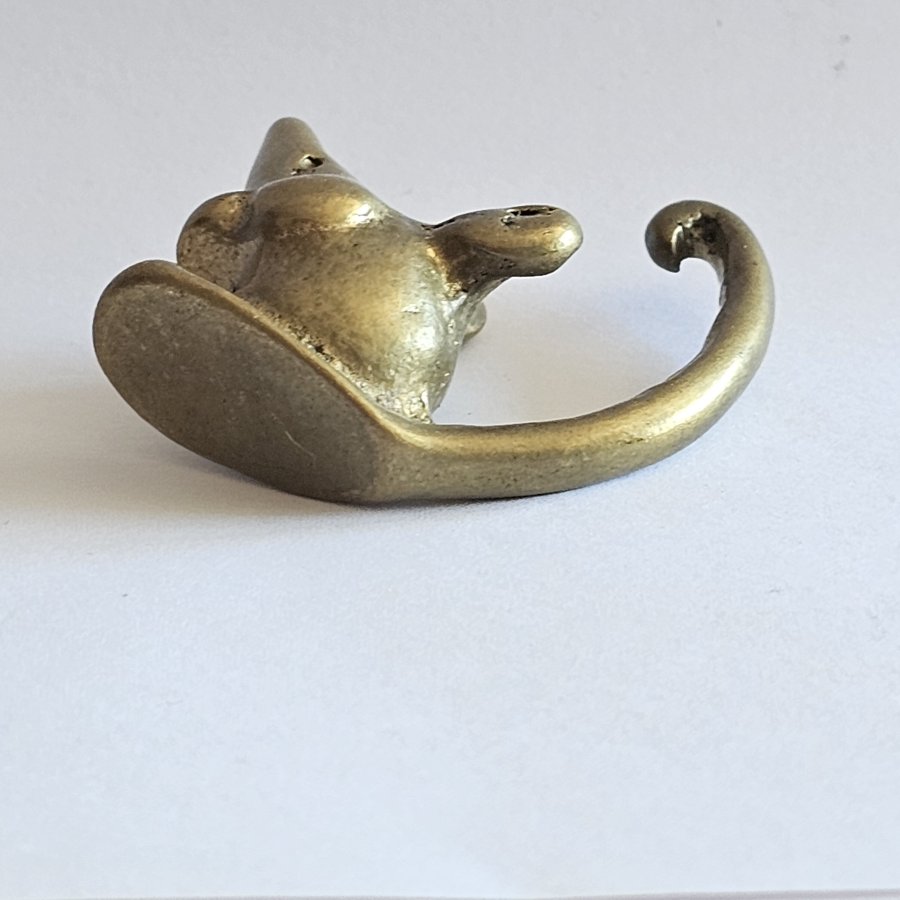 Walter Bosse Maus aus Messing – Vintage Miniatur