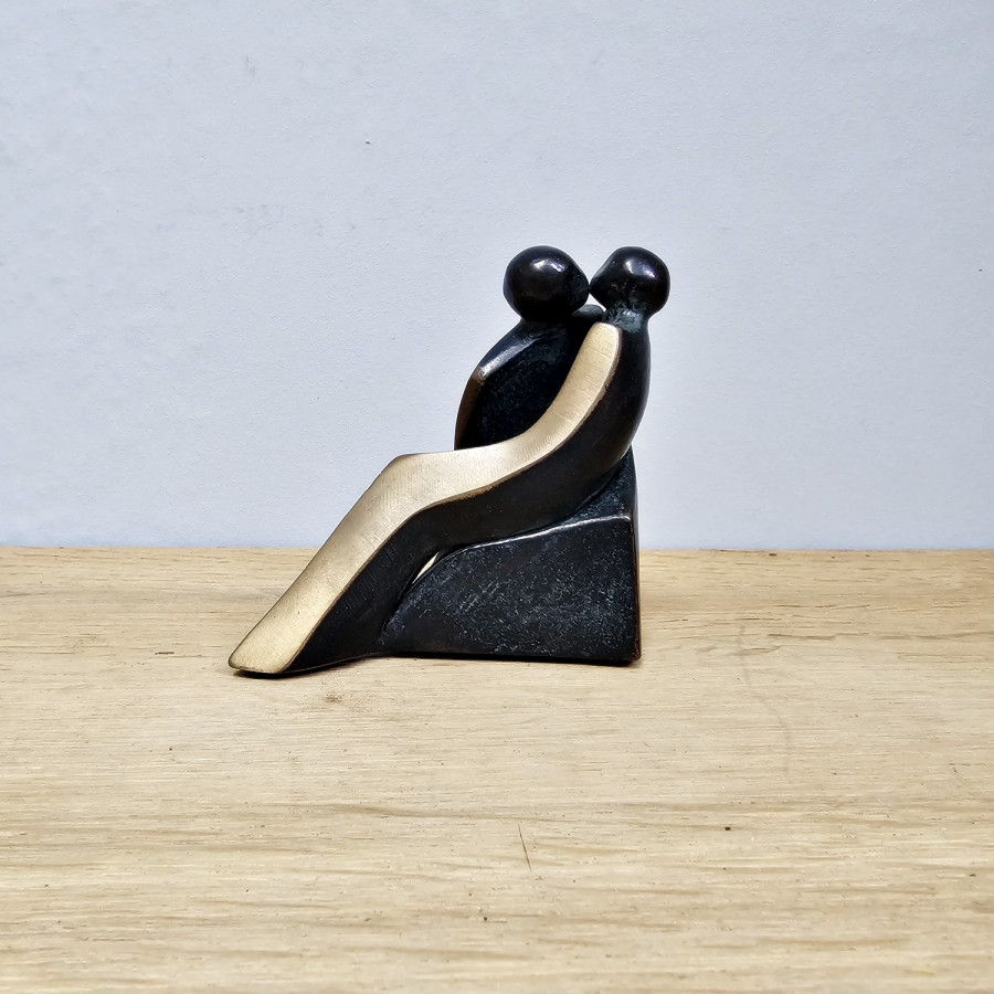 Luise Kött‑Gärtner „Love“ – Bronze-Skulptur, Serie Harmonie