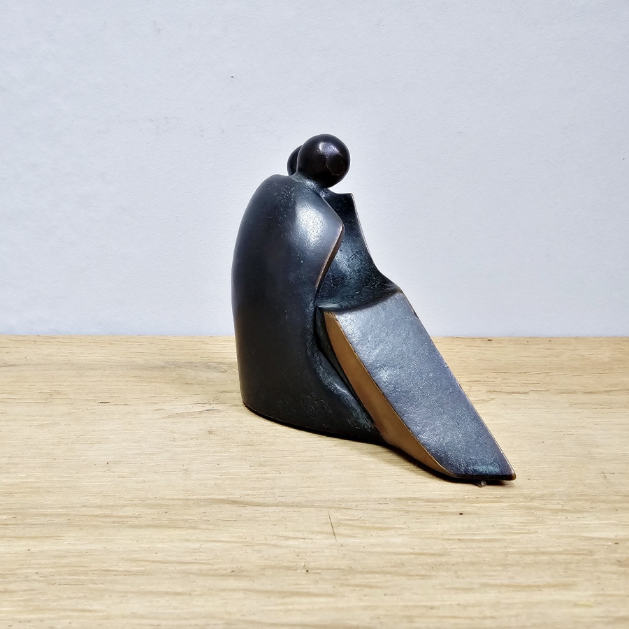 Luise Kött‑Gärtner „Love“ – Bronze-Skulptur, Serie Harmonie