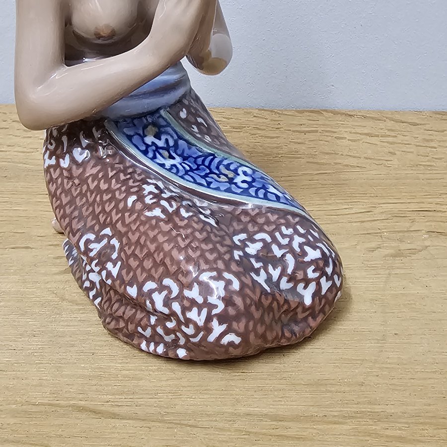 Dahl Jensen / DJ Copenhagen Porzellanfigur – Betende Figur –Evening Prayer - Form 1253 – 1. Wahl