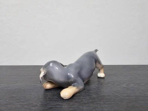 Royal Copenhagen ceramic dachshund