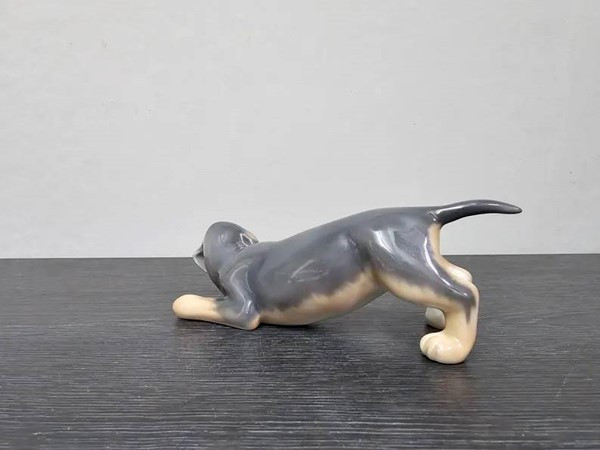 Royal Copenhagen ceramic dachshund