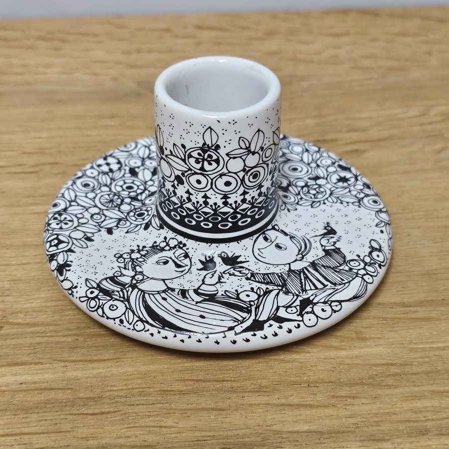 Rosenthal studio-linie Kerzenhalter Frühling Bjørn Wiinblad Die Jahreszeiten 70er Jahre