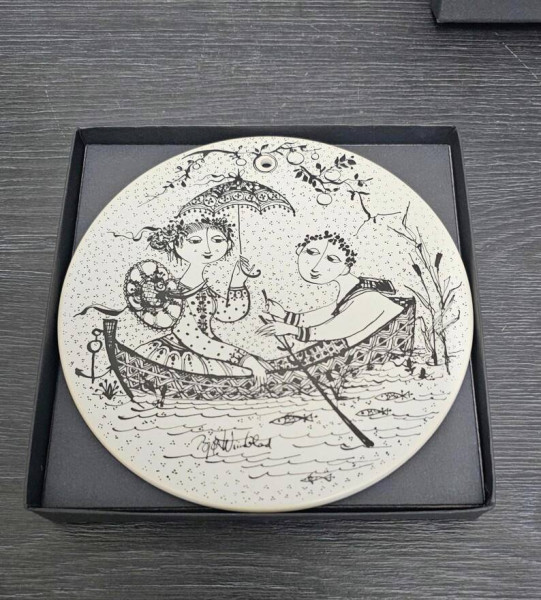 Künstlerteller Rosenthal Studio-Linie – Björn Wiinblad 70err