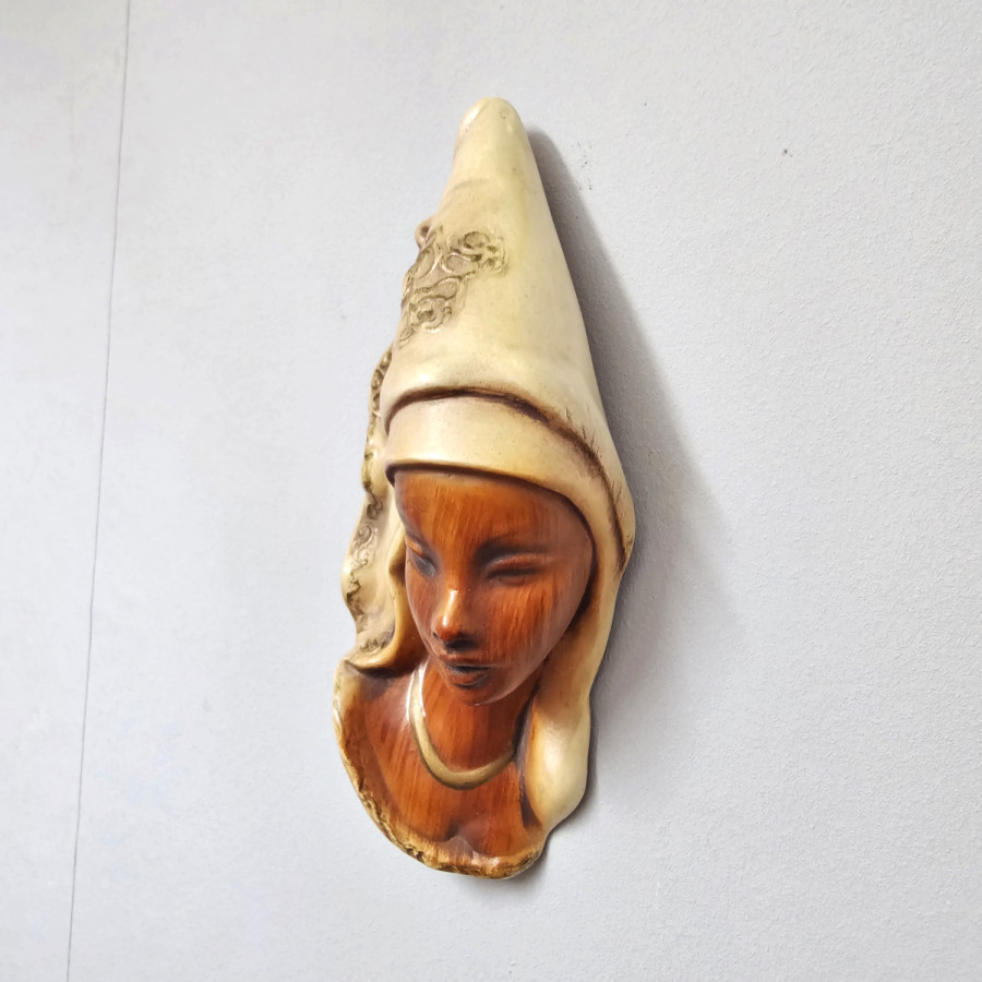 Wall Mask Cortendorf RS Raumschmuck 3603 – 1960s, 18 cm