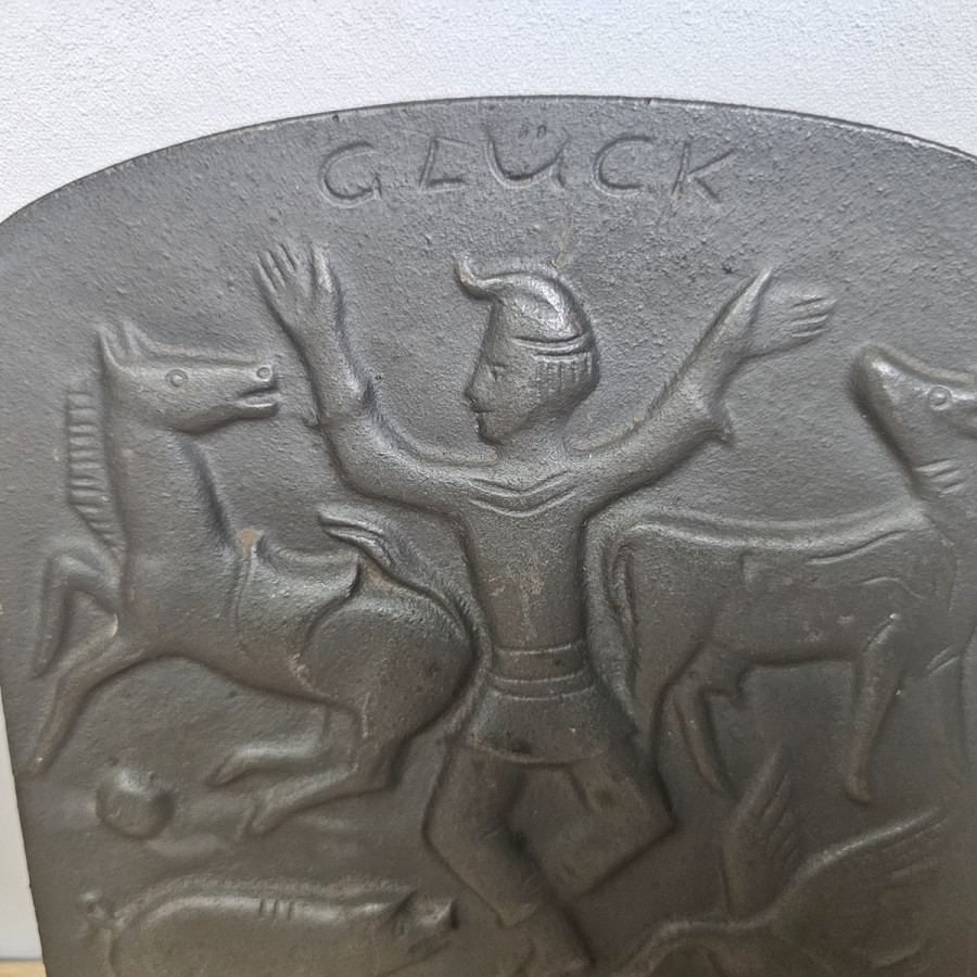 Seibel Guss Wandplatte Glück