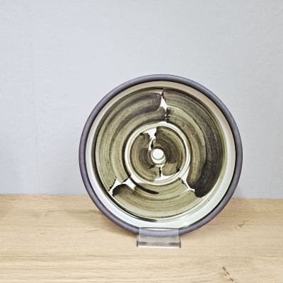 Hanne Stentøj Dänemark · Keramikschale · 26 cm · 1970er · MIdcentury Modern