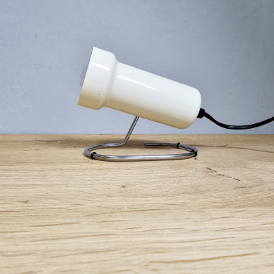 Erco 35000 Tischlampe Weiß – 70er Jahre Vintage