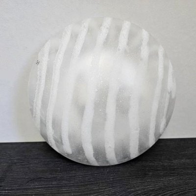 Große PEILL & PUTZLER Decken- oder Wandlampe Modell Zebra aus den 70er Jahren