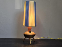 Vintage Tischlampe Tripod 50er- 60er Jahre Midcentury