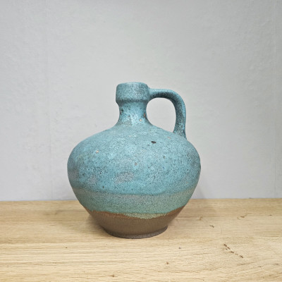 Ruscha Vase Form 340, azurblau , Entwurf Kurt Tschörner, 60er Jahre