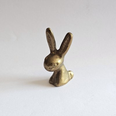 Walter Bosse Brass Rabbit – Small Vintage Figurine
