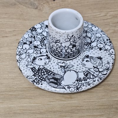 Rosenthal studio-linie Kerzenhalter Herbst Bjørn Wiinblad Die Jahreszeiten 70er Jahre