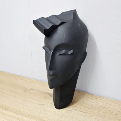Lindsey B. Balkweill – Wandkopf „Six“ (1987) | Postmodern, Kunststoff, selten