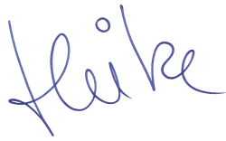 Heikes Unterschrift