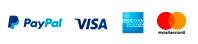 PayPal, Visa, American Express und Mastercard